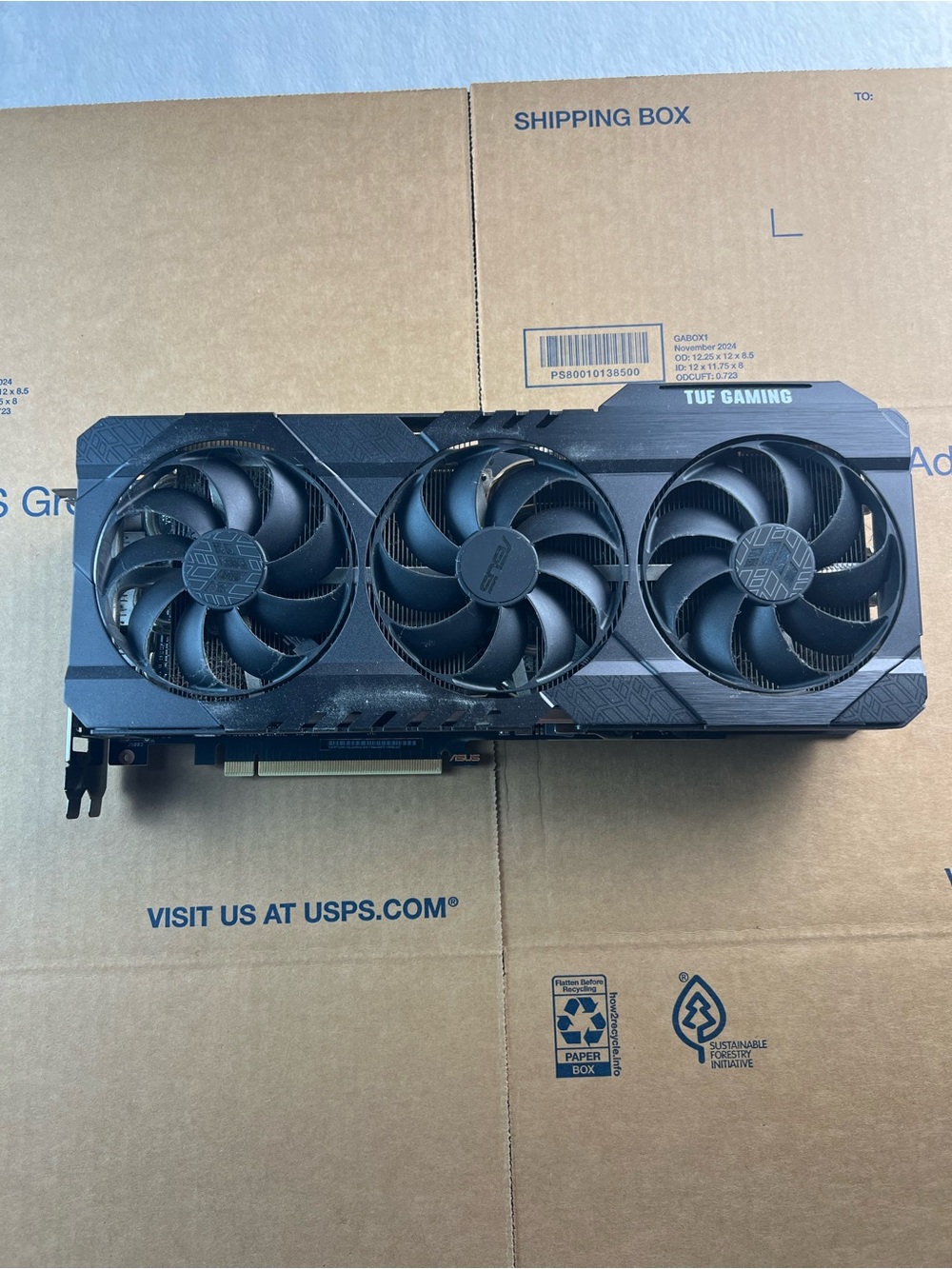 ASUS TUF Gaming GeForce RTX 3080 10GB GDDR6X Graphics Card GPU Non-LHR